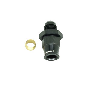 �y Number7 �zFITTING TUBE TO MALE AN ADAPTER �A�_�v�^�[ �t�B�b�e�B���O AN�I�X Black Titanium Gray