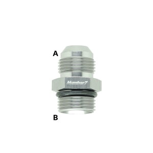 �y Number7 �zFITTING TO AN MALE FLARE ADAPTERS AN �I�X �t���A �A�_�v�^�[ Black Titanium Gray