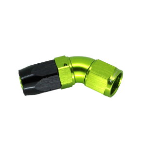 �y Number7 �zFITTING 45°SWIVEL CUTTER HOSE ENDS�iFULL FLOW�j�t�B�b�e�B���O 45°�J�b�^�[�z�[�X�G���h �t���t���[�^�C�v (��]��) Green×Black