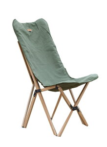 S’more(スモア) Woodie pack chair アウトドアチェア キャンプ チェア 折り畳み 折りたたみ椅子 アウトドア 木製 (Khaki)