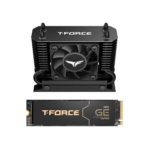 TEAMGROUP T-Force GE PRO 2TB  Airflow I SSD N[[ - GE PRO OtF q[gVN DRAM SLC LbV 3D TLC NAND NVMe InnoGrit PCIe Gen5x4 M.2 2280 SSD ǂݎ/ 14000/11800 MB/s TM8FG3002TTC133