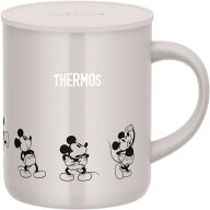 サーモス 真空断熱マグカップ 350ml ディズニー ミッキ― ホワイトベージュ JDG-351DS WBE
