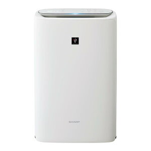 シャープ 空気清浄機 KI-SS50-W プラズマクラスター 25000 加湿 浮遊・付着ウィルス 花粉 空気浄化 薄型スリム おすすめ畳数 13畳 加湿量 600mL/h