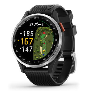 ガーミン(GARMIN) Approach S44 Black ゴルフに特化したゴルフGPSウォッチ 軽量設計 AMOLEDタッチディスプレイ バーチャルキャディ ロングバッテリー Android/iOS対応 【日本正規品】