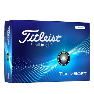TITLEIST(タイトリスト) ゴルフボール 24 TOUR SOFT DZ ユニセックス ホワイト