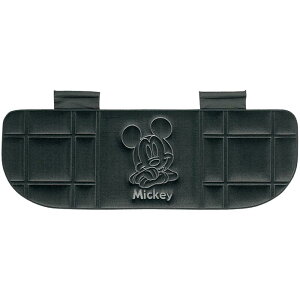 ボンフォーム(BONFORM) シートクッション ディズニー/ミッキー ミッキープレスベロア 普通車 トリプル ストッパー付き トリプル125x42x2cm ブラック 5590-05BK