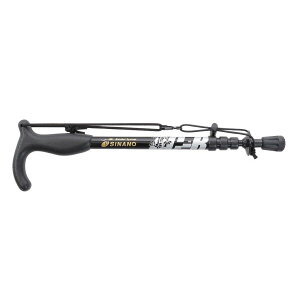 シナノ(SINANO) トレッキングポール ステッキタイプ 4C-R BK 4CR ストック 登山 (ブラック/FF/Men’s)