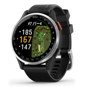 �K�[�~��(GARMIN) Approach S44 Black �S���t�ɓ��������S���tGPS�E�H�b�` �y�ʐ݌v AMOLED�^�b�`�f�B�X�v���C �o�[�`�����L���f�B �����O�o�b�e���[ Android/iOS�Ή� �y���{���K�i�z