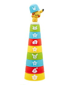 トイローヤル モンポケ コップがさね ( コップ遊び / 知育玩具 ) 赤ちゃん おもちゃ ( 指先遊び / ベビートイ ) コップタワー 重ねる 積む ポケモン