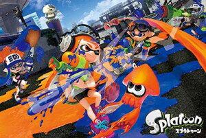 �G���X�J�C 1000�s�[�X �W�O�\�[�p�Y�� �X�v���g�D�[�� (Splatoon) 50x75cm 1000-558