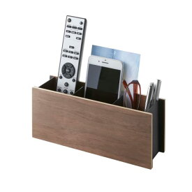 山崎実業 ペン＆リモコンラック リン ブラウン 2731