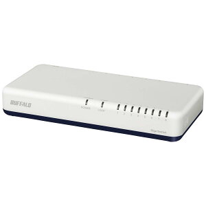 �o�b�t�@���[ BUFFALO Giga�Ή� �v���X�`�b�N➑� �d������ 8�|�[�g LSW6-GT-8NP/WH �z���C�g �X�C�b�`���O�n�u �}�O�l�b�g �Ǌ|���ݒu�Ή�