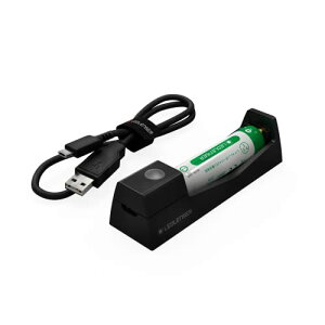 Ledlenser(���b�h�����U�[) �o�b�e���[���`���[�W���[�Z�b�g MH3/MH4/MH5�p USB�[�d�� [���{���K�i]