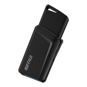 �o�b�t�@���[ BUFFALO USB3.1(Gen1)�v�b�V���X���C�hUSB������ 32GB �u���b�N RUF3-SP32G-BK