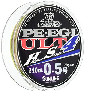 �T�����C��(SUNLINE) PE���C�� �\���e�B���C�g PE�G�M ULT HS4 240m 0.4�� 3.3kg 4�{ �z���C�g�E�s���N�E���C�g�O���[��