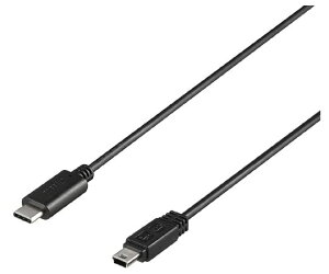 BUFFALO USB2�D0�P�[�u�� C�|miniB 0�D5m �u���b�N BU2CMN05BK