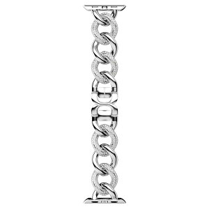 �y�����z�y�X�����t�X�L�[�zSparkling �`�F�[���X�g���b�v, Apple WatchR 40mm�����41mm�ɑΉ�, �V���o�[�n, �X�e�����X�| [���K�A���i]