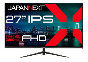 JAPANNEXT 27�C���` ���j�^�[ �t��HD 1920x1080�𑜓x IPS �f�B�X�v���C (/ USB-C ���d (65W) / �X�s�[�J�[����/�u���[���C�g�J�b�g) JN-IPS27FHD-C65W