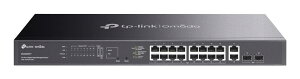TP-Link Omada 20�|�[�g�M�K�r�b�g�C�[�W�[�}�l�[�W�h�X�C�b�` 16�|�[�gPoE+�A250W PoE�o�W�F�b�g�A2x�M�K�r�b�gRJ45+2 X�M�K�r�b�gSFP�A�����񕜁A�|�[�g�����ASDN�AVLAN�A�W���N���E�h�Ǘ�(ES220GMP)