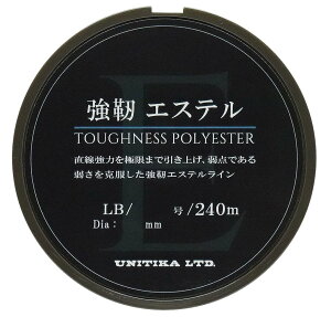 ���j�`�J(UNITIKA) ���x�G�X�e�� (TOUGHNESS POLYESTER) 240m �N���A 1.8LB (0.3��)