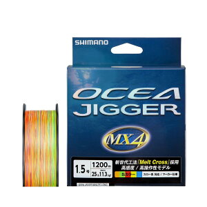 �V�}�m(SHIMANO) PE���C�� �I�V�A�W�K�[ MX4 PE PL-O14X 1200m 1.5�� (25lb) �}���`�J���[