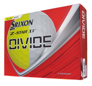 �_�����b�v�S���t�{�[�� SRIXON Z-STAR XV DIVIDE 2025�N���f�� 1�_�[�X(12����) �z���C�g/�C�G���[