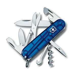 VICTORINOX(�r�N�g���m�b�N�X) �N���C�}�[ �g�����X���[�Z���g�u���[ �X�C�X�E�A�[�~�[�i�C�t ���@�\ �i�C�t �g���b�L���O �n�C�L���O �o�R�p�i �͂��� �}���`�t�b�N�t�� 14�@�\�𓋍ڂ����X�C