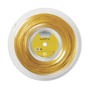 LUXILON(���L�V����) �e�j�X �X�g�����O �K�b�g 4G 125(200m���[��) �S�[���h WRZ990141