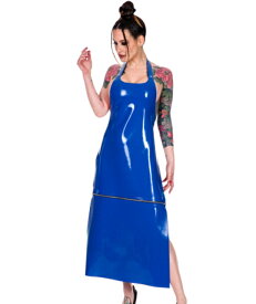 Hattie Apron/ラバーエプロンコスチューム 撮影 撮影会 オフ会 仮装 コスプレ イベント 女王様 セクシー ボンデージ 全身タイツ ゼンタイ エナメル PVC ラバーファッション