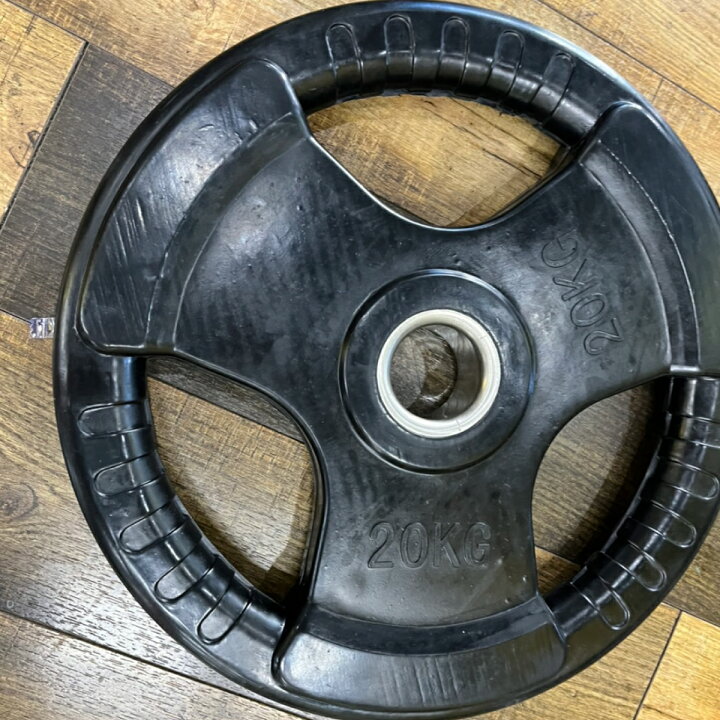 楽天市場】Φ 50mm ラバープレート 20kg 2枚 計40kg SET セット 筋トレ 