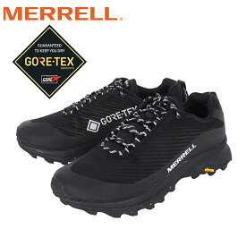 メレル（MERRELL）（メンズ）トレッキングシューズ ローカット 登山靴 モアブ スピード ストーム ゴアテックス 067549 BLK ブラック ビブラムソール