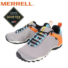 メレル（MERRELL）（メンズ、レディース）トレッキングシューズ ローカット 登山靴 カメレオン 8 ストーム ゴアテックス 500379 GREY グレー ビブラムソール
