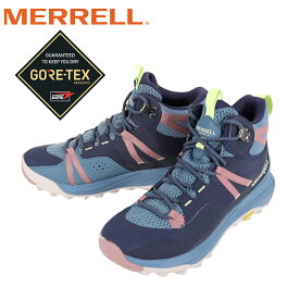 メレル（MERRELL）（レディース）トレッキングシューズ ハイカット 登山靴 サイレン 4 ミッド ゴアテックス 037288 SEA シー