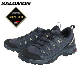 サロモン（SALOMON）（レディース）トレッキングシューズ ローカット 登山靴 X BRAZE ゴアテックス W INDIA L47180800 グレー