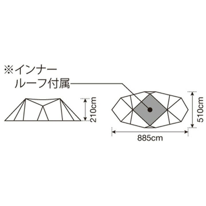 楽天市場】スノーピーク（snow peak） テント ランドステーションL 
