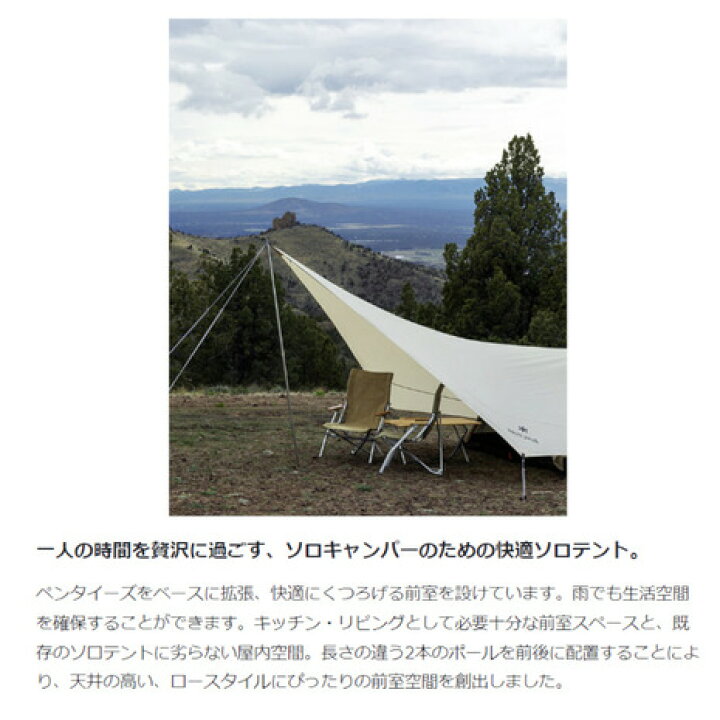 楽天市場】スノーピーク（snow peak） テント キャンプ ソロ 1人用 