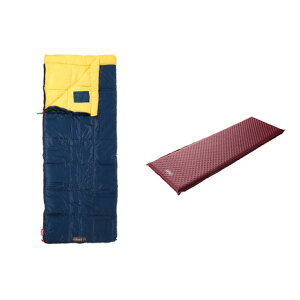 コールマン(Coleman) シュラフ マット 2点セット パフォーマー3 C10 イエロー 2000034775 キャンパーインフレーターマット シングルIII 2000032354