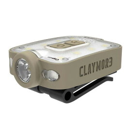 【エントリーでポイント最大10倍キャンペーン開催！11/4 20:00〜11/11 1:59】クレイモア（CLAYMORE）ヘッドライト アウトドア 防災 非常用 災害 LEDライト キャップオン Capon 40B Black CLP-210