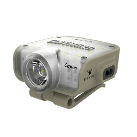 【エントリーでポイント最大10倍キャンペーン開催！11/4 20:00〜11/11 1:59】クレイモア（CLAYMORE）ヘッドライト アウトドア 防災 非常用 災害 LEDライト キャップオン Capon 80C Black CLP-800 モーションセンサー機能搭載