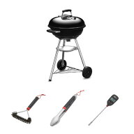 ウェーバー（WEBER） バーベキューグリル BBQ キャンプ 47CM COMPACT スターターセット 1501363