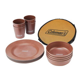 コールマン（Coleman） 食器セット キャンプ アウトドア オーガニックテーブルウェアセットファミリー 4人用 2000038927