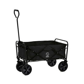 【最大10倍ポイントバックキャンペーン・要エントリー 1/24 20:00 - 1/25 23:59】ホールアース（Whole Earth） アウトドアワゴン キャリーカート ストレージ バギー STRAGE BUGGY WE2PDZ49 BLK ブレーキ付き