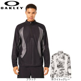 オークリー（OAKLEY）（メンズ）USサイズ 軽量 ジャケット 長袖 ファスナー付き カンガルーポケット ハーフジップ ラチチュード LATITUDE ARC RC FOA405423