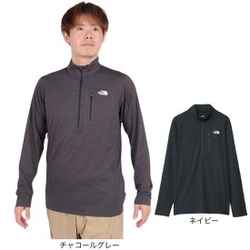 ノースフェイス（THE NORTH FACE）（メンズ）長袖Tシャツ ロングスリーブフラッシュドライスリーディージップアップ NT12201