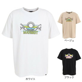 マーモット（Marmot）（メンズ）半袖Tシャツ マウンテンロゴ ハーフスリーブクルーネックTシャツ TOMTJA48