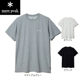 スノーピーク（snow peak）（メンズ）半袖Tシャツ SP ロゴ Tシャツ TS-23SU001