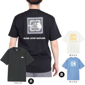 ノースフェイス（THE NORTH FACE）（メンズ）Tシャツ 半袖 ショートスリーブバンダナスクエアロゴTシャツ 速乾 NT32446