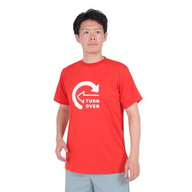 スノーピーク（snow peak）（メンズ）半袖Tシャツ Turn Over SPS-TS-23SU003 RD レッド