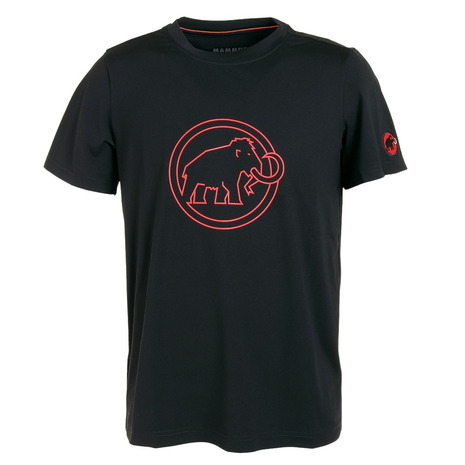 マムート（MAMMUT）（メンズ）半袖Tシャツ クイックドライ ロゴプリントTシャツ エアフィット 1017-05940-0001 ブラック