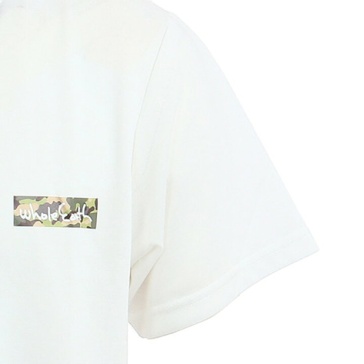 【まとめ買いクーポン対象】ホールアース(Whole Earth)(メンズ)BOX CAMO LOGO Tシャツ WE2HJA20 Victoria L-Breath楽天市場支店 whole Earth Tシャツ グリーン Sサイズ